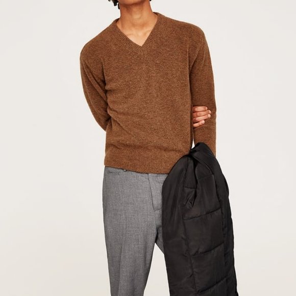 Zara Other - Zara Men Cropped Knit Sweater